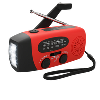 Emergency Crank Radio – AM/FM/NOAA with Flashlight & Power Bank