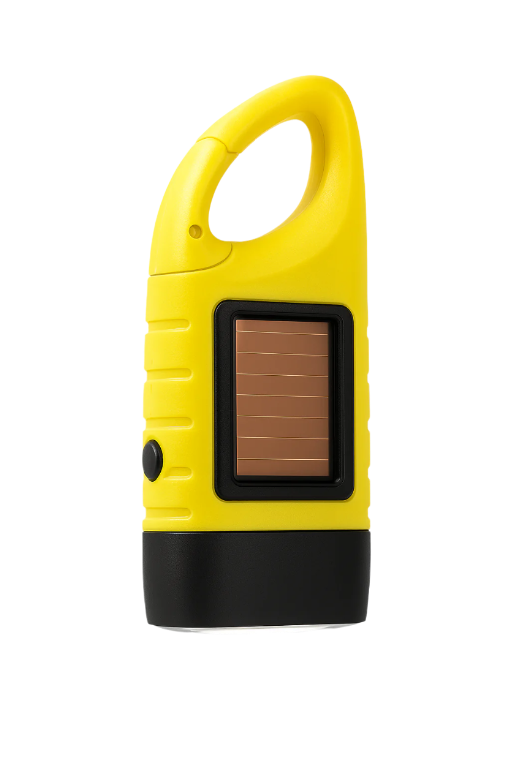 Durable waterproof outdoor flashlight with crank and solar charging