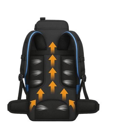 Vanguard 90L Waterproof Tactical Backpack – black with MOLLE webbing grid