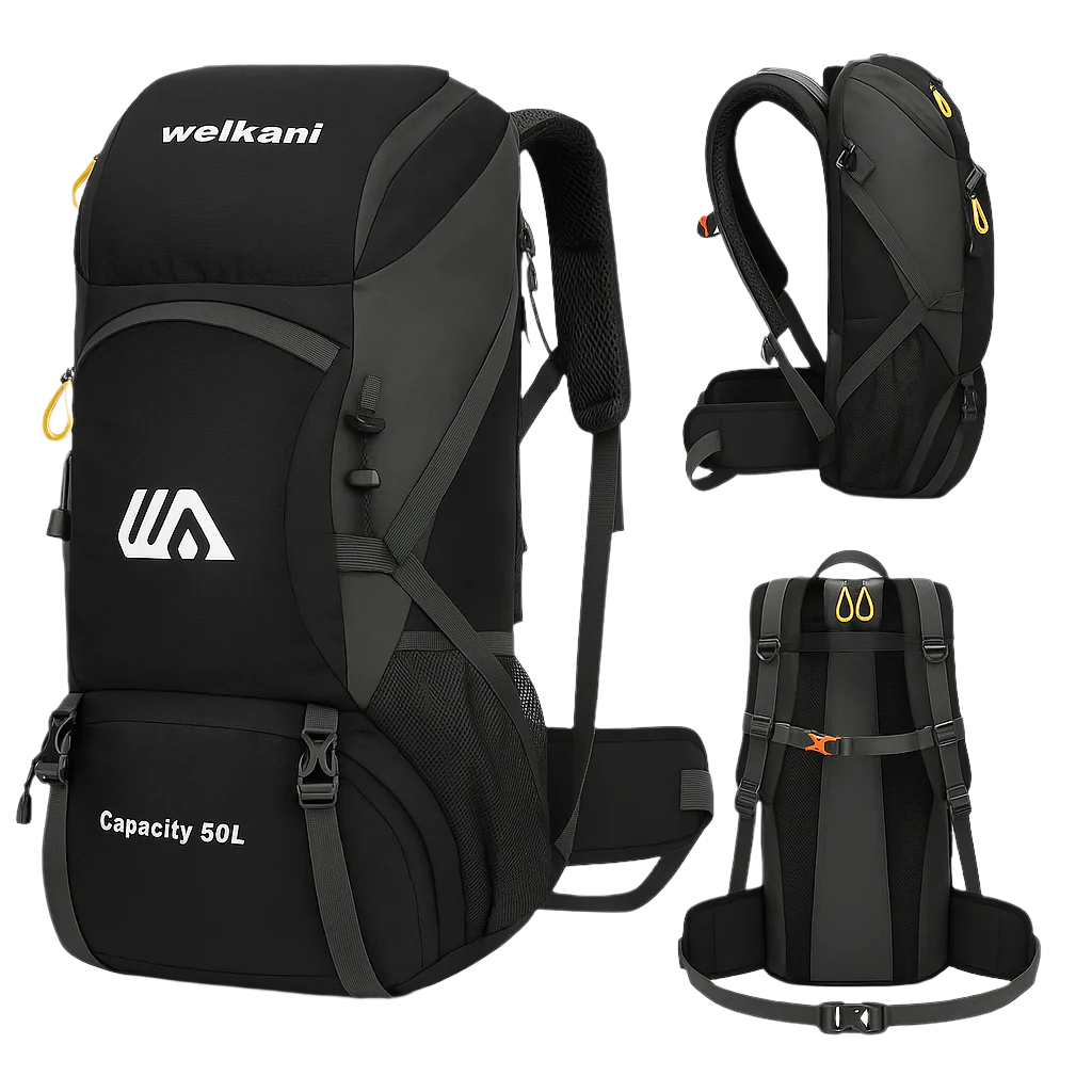 Welkani 50L Waterproof Hiking Backpack
