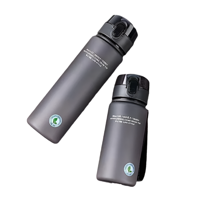 HydroGo leak-proof water bottle with carabiner clip – perfect for hiking