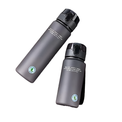HydroGo leak-proof water bottle with carabiner clip – perfect for hiking