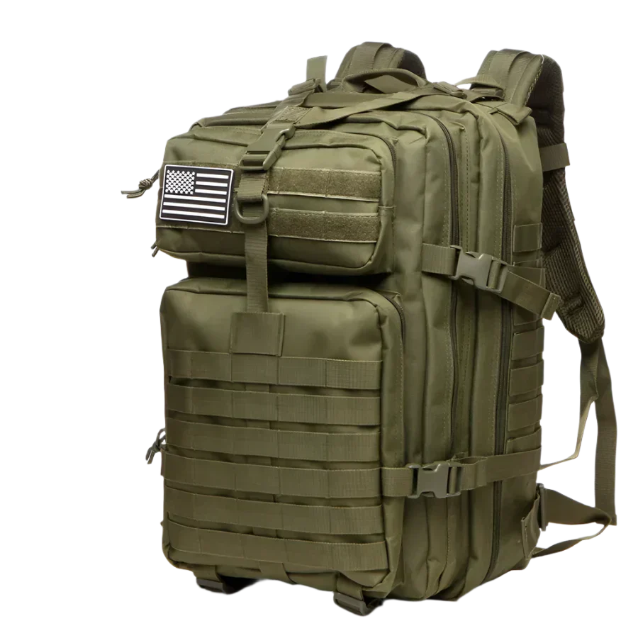 WardenPack 50L tactical backpack – waterproof MOLLE survival gear