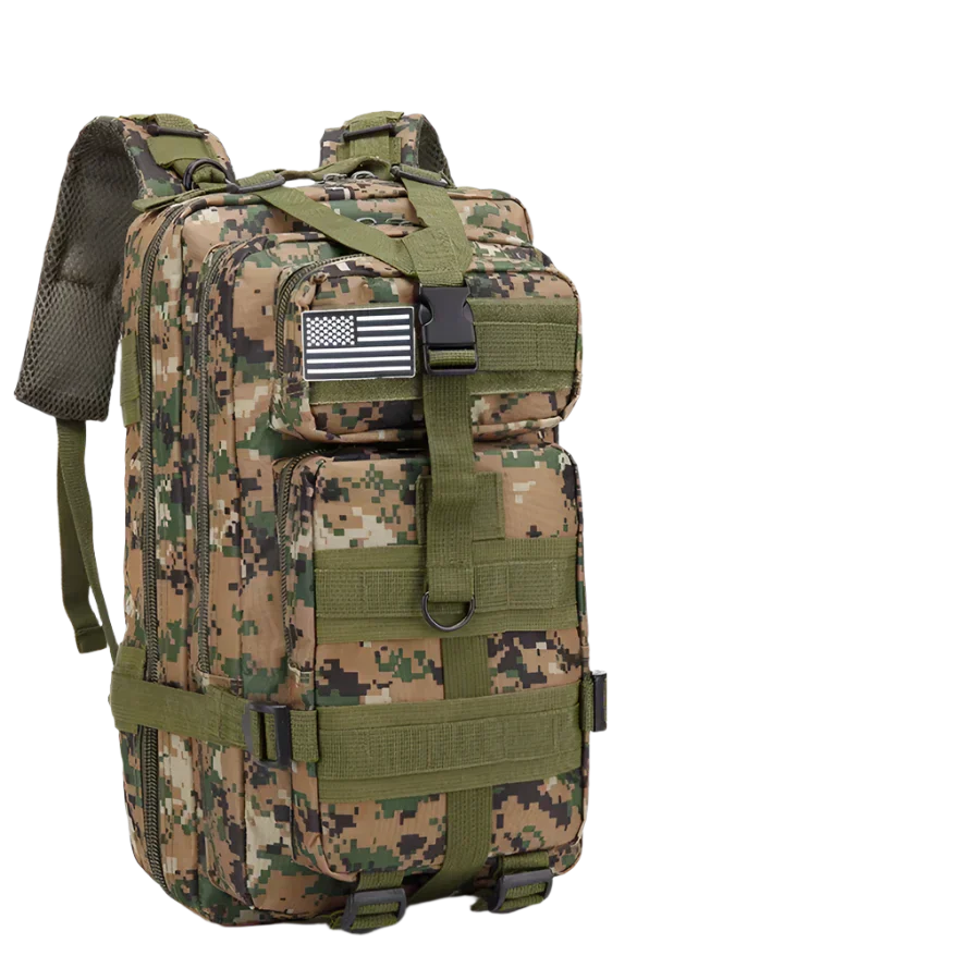 WardenPack 50L tactical backpack – waterproof MOLLE survival gear