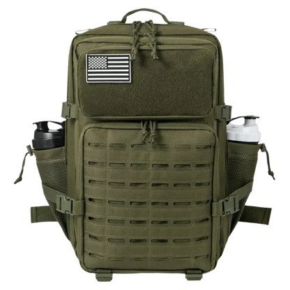 WardenLite Tactical Backpack with MOLLE – Green Outdoor Edition