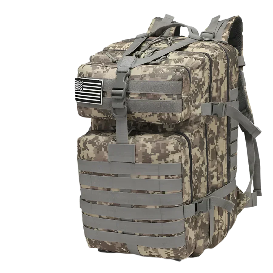 WardenPack 50L tactical backpack – waterproof MOLLE survival gear