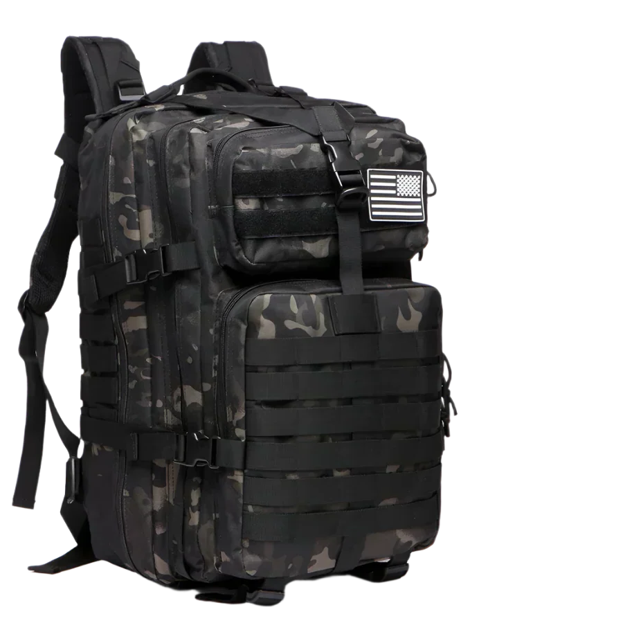 WardenPack 50L tactical backpack – waterproof MOLLE survival gear