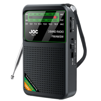 Compact 3-band radio – hand-held for outdoor use