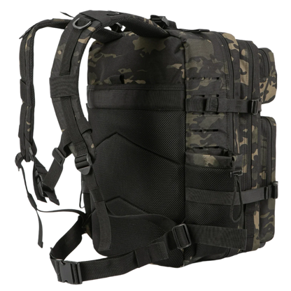 WardenLite 25L Backpack – Side view of MOLLE straps and compartments