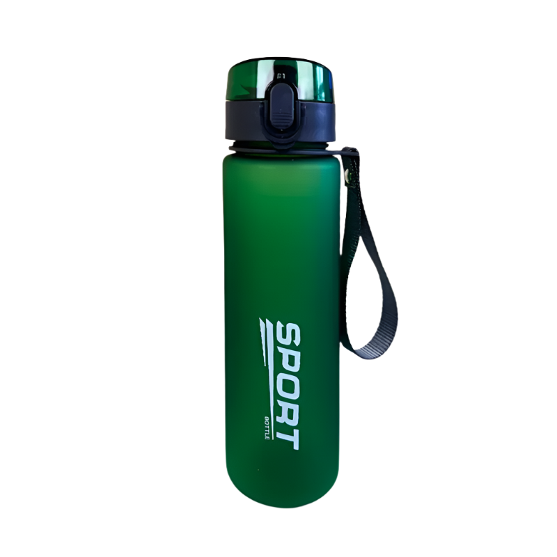 HydroGo BPA-free sports water bottle in forest green – 560ml leak-proof design