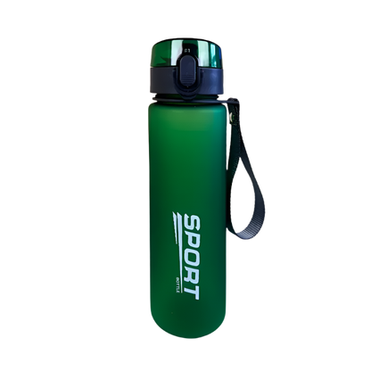 HydroGo BPA-free sports water bottle in forest green – 560ml leak-proof design