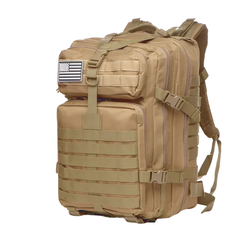 WardenPack 50L tactical backpack – waterproof MOLLE survival gear